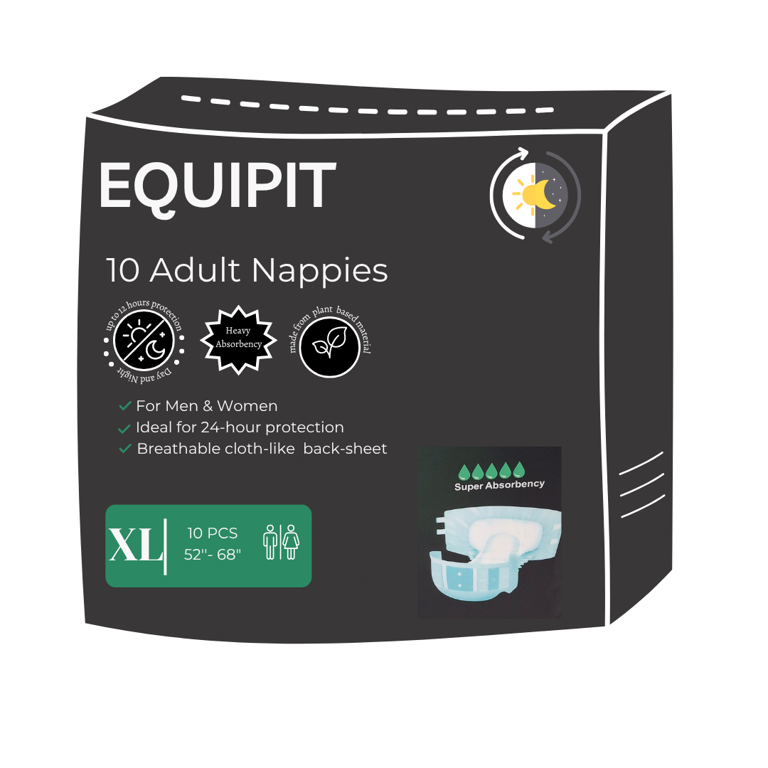 Extra Large Equipit Adult Nappies – Pack of 10